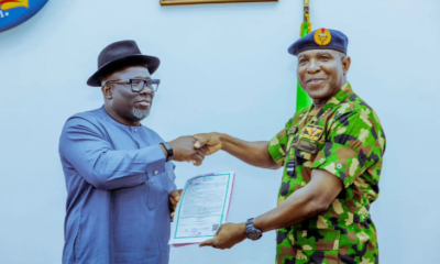 Delta State govt hands over C of O of 67 hectares of land to Nigerian Air Force