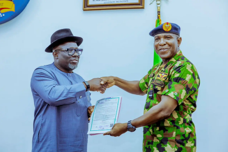 Delta State govt hands over C of O of 67 hectares of land to Nigerian Air Force